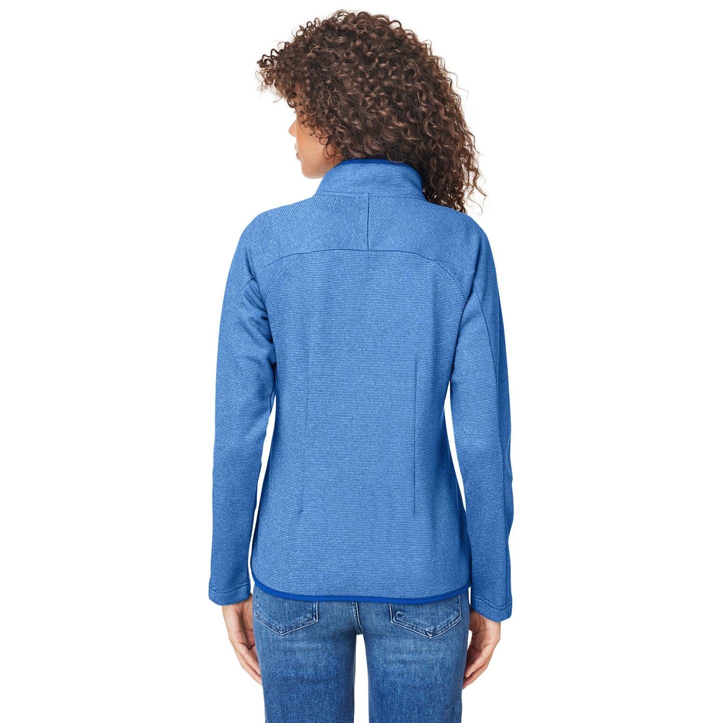 Black/White Jackets - Core 365 - Heathered Stripe Design