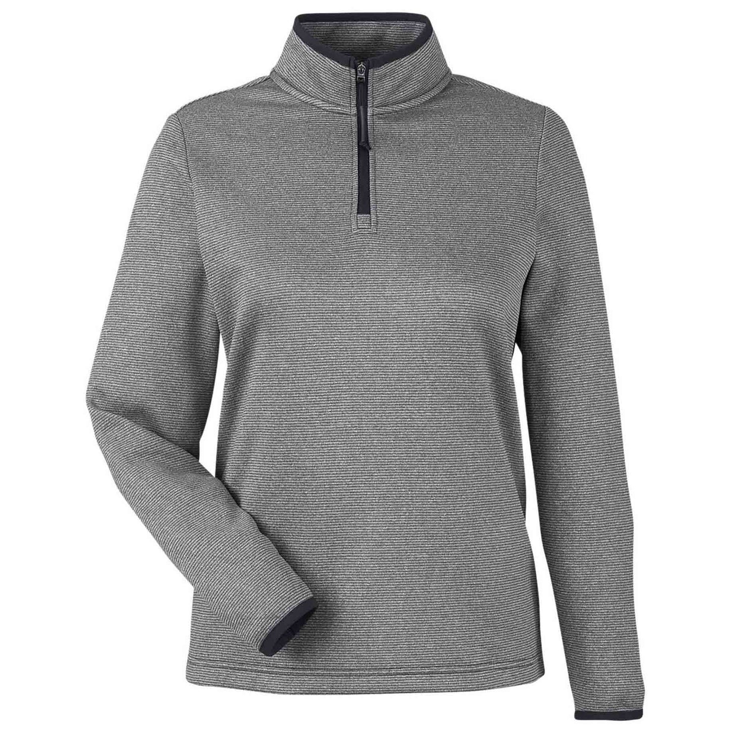 Black/White Jacket - Core 365 - Heathered Stripe