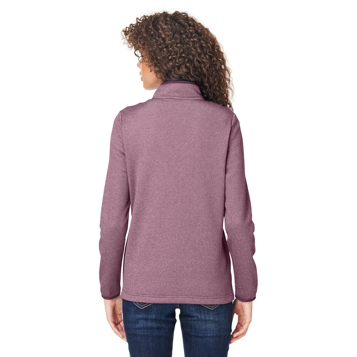 Black/White Jacket - Core 365 - Heathered Stripe