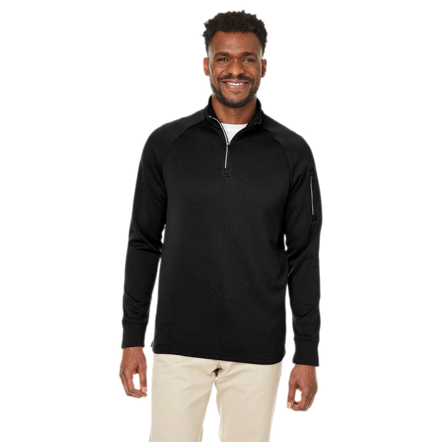 Black Fleece Jacket - Core 365 - Soft Polyester