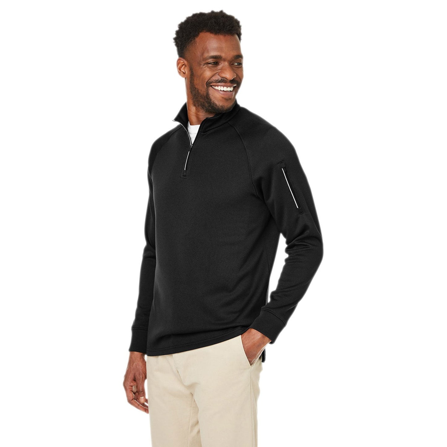 Black Fleece Jacket - Core 365 - Soft Polyester