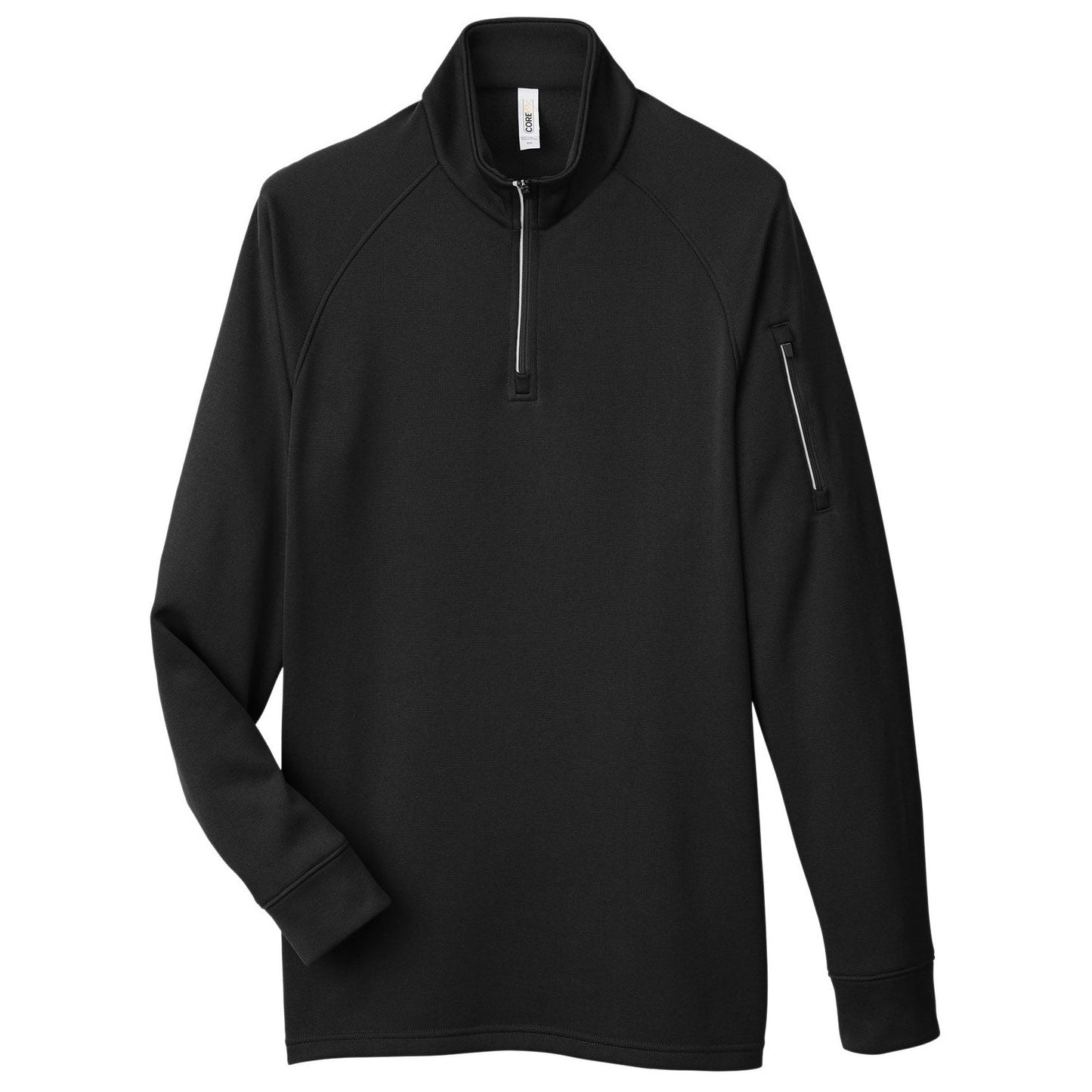 Black Fleece Jacket - Core 365 - Soft Polyester