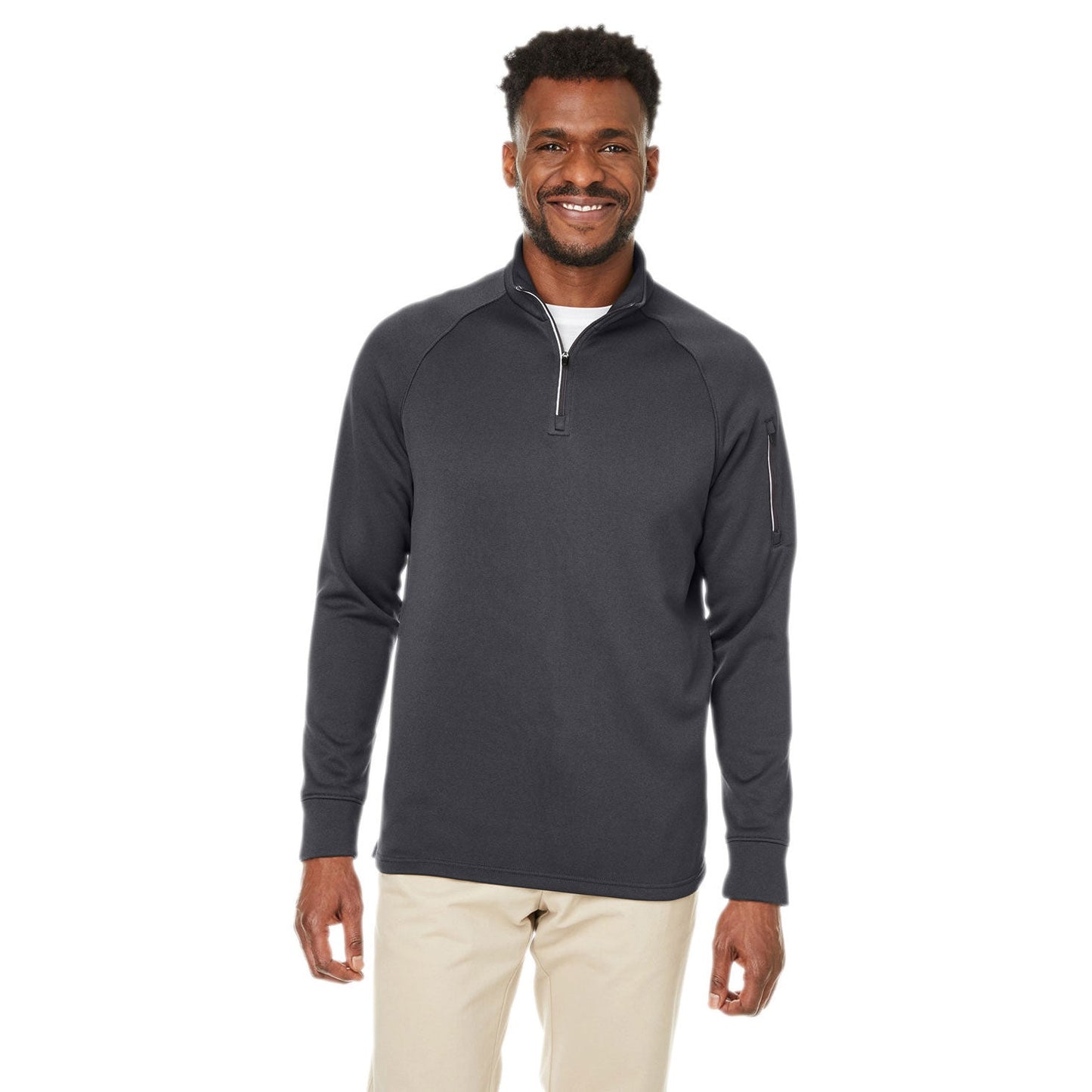 Black Fleece Jacket - Core 365 - Soft Polyester