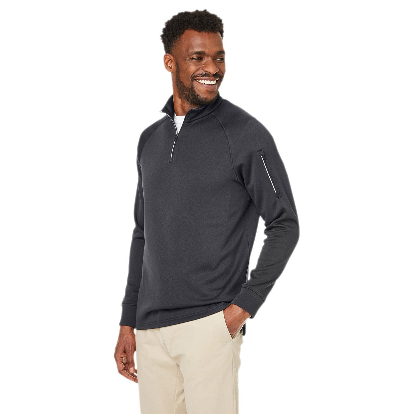 Black Fleece Jacket - Core 365 - Soft Polyester