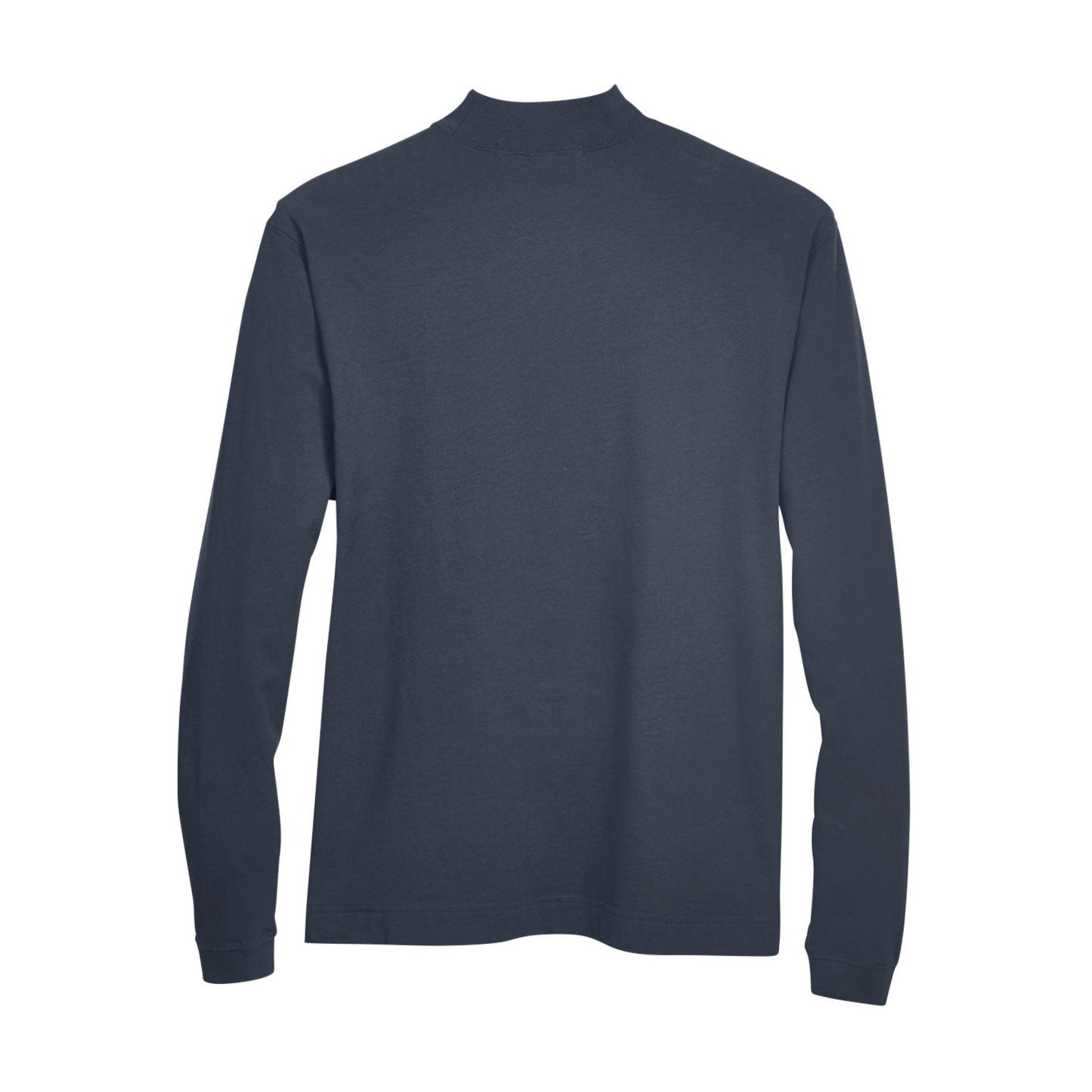 Black Sweatshirts - Soft Mock Turtleneck - Devon & Jones - Cotton Comfort