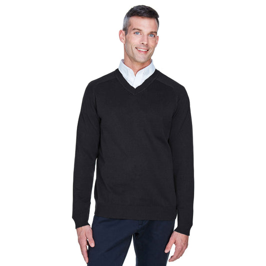 Black Sweaters - Lightweight Sweater - Devon & Jones - Cotton