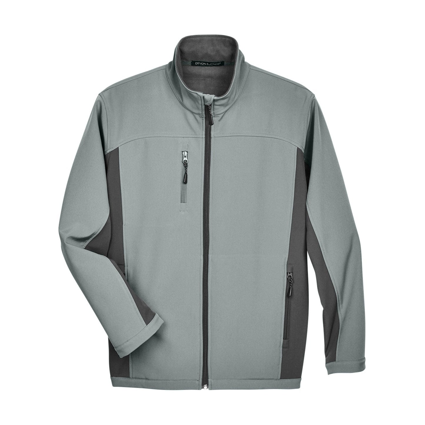 Black Soft Shell Jacket - Devon & Jones - Waterproof Design