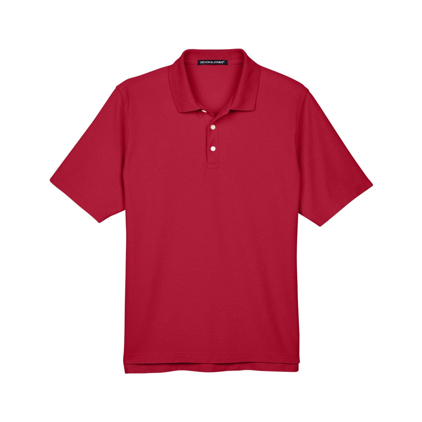 Black Polo Shirt - Devon & Jones - Performance Cotton