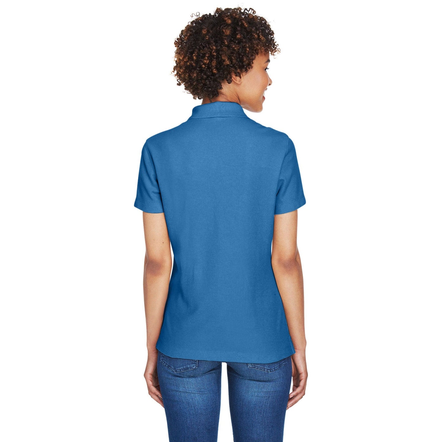 Black Polo Shirts - Devon & Jones - Moisture-Wicking