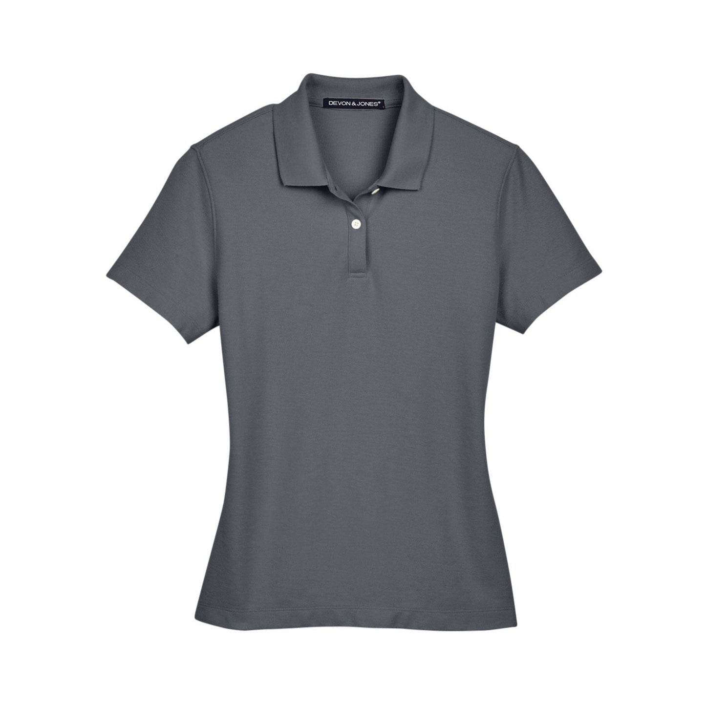 Black Polo Shirts - Devon & Jones - Moisture-Wicking