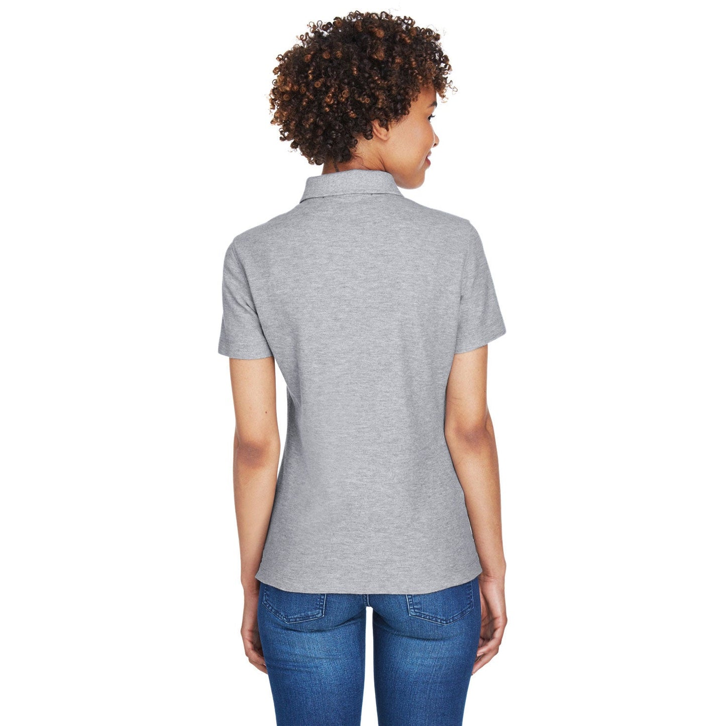 Black Polo Shirts - Devon & Jones - Moisture-Wicking