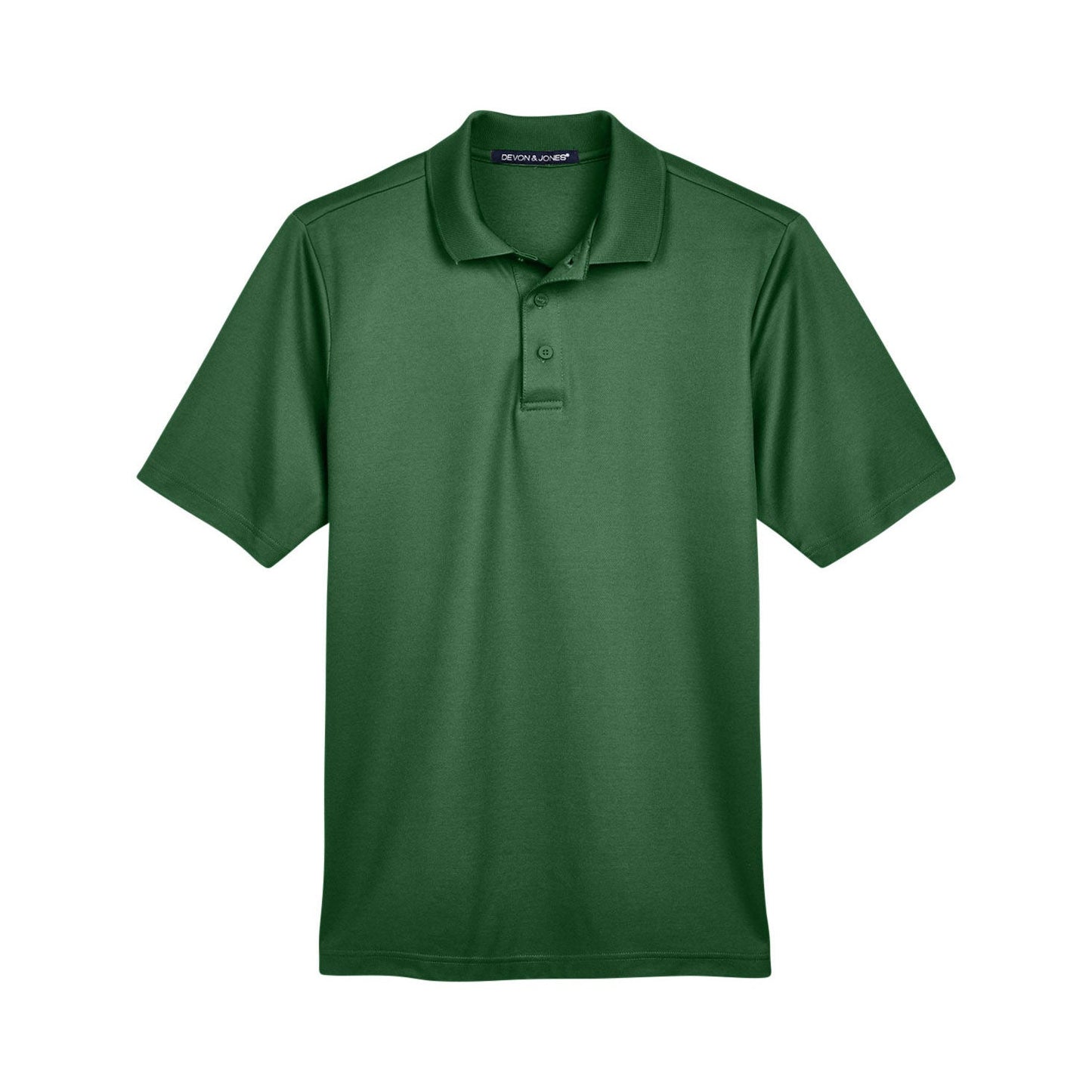 Black Polo Shirts - Devon & Jones - Performance Fabric