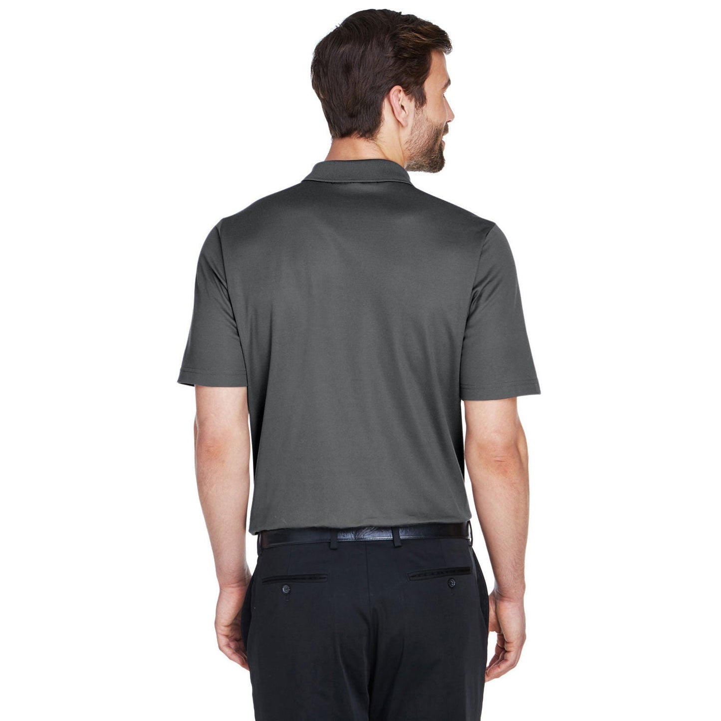 Black Polo Shirts - Devon & Jones - Performance Fabric