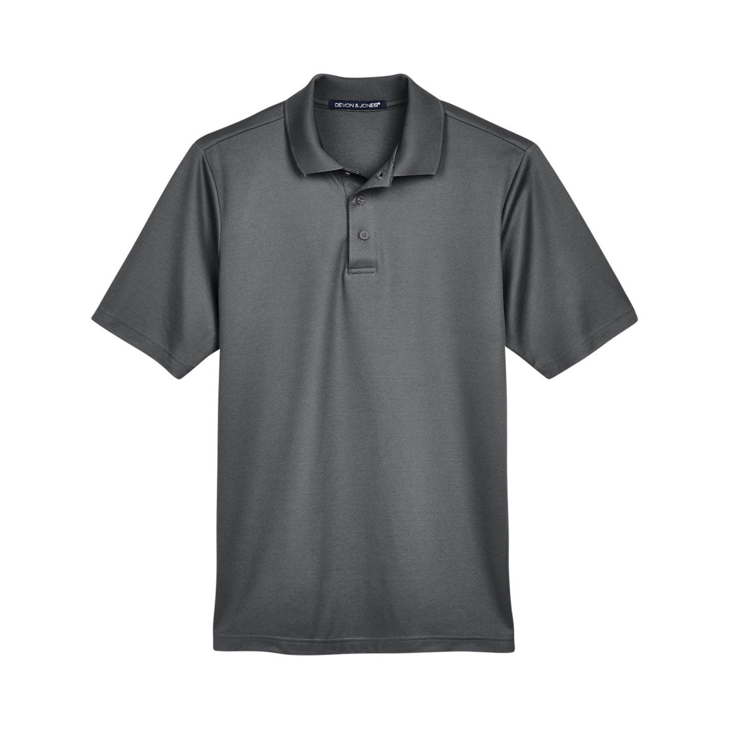 Black Polo Shirts - Devon & Jones - Performance Fabric
