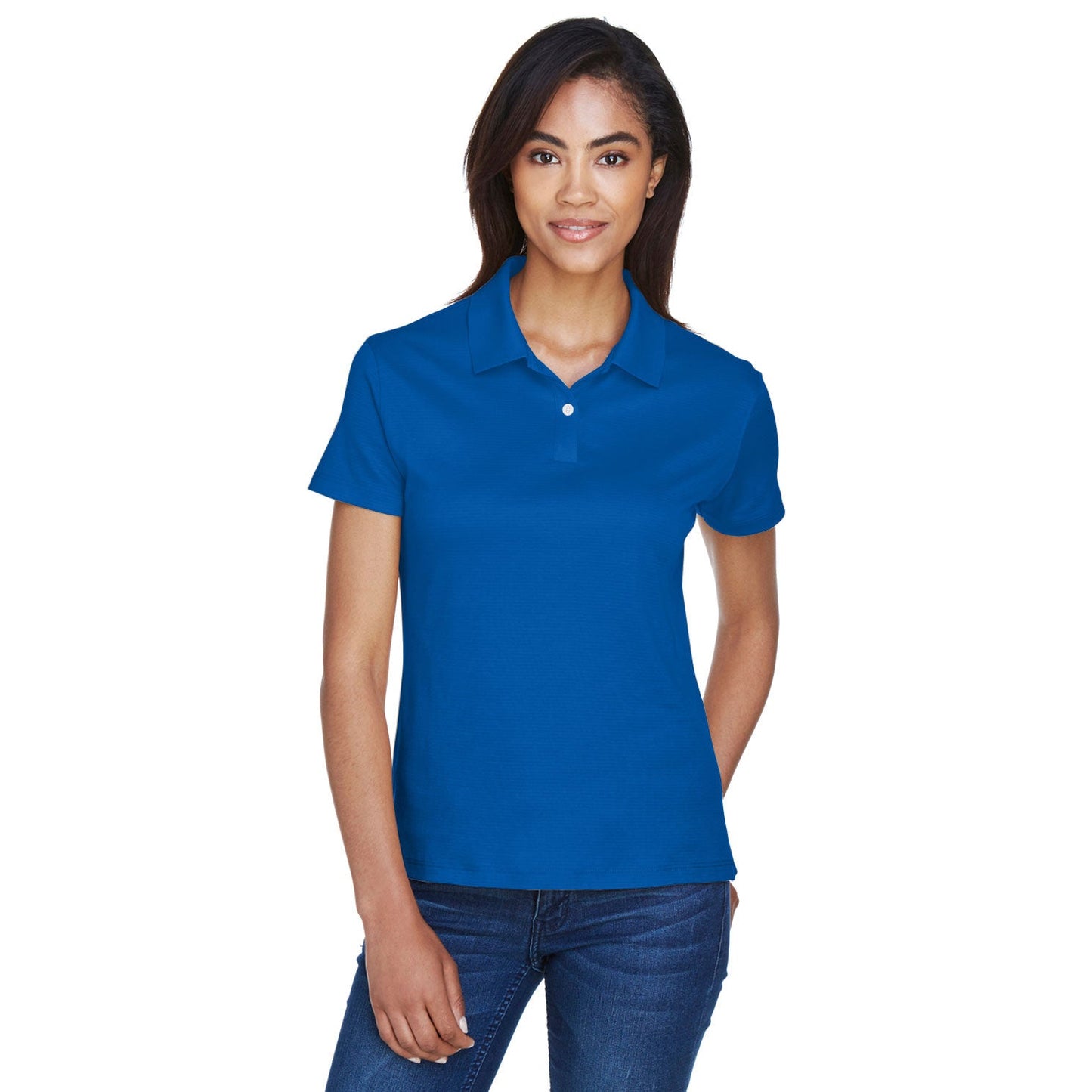 Black Polo Shirts - Devon & Jones - Comfortable Fit
