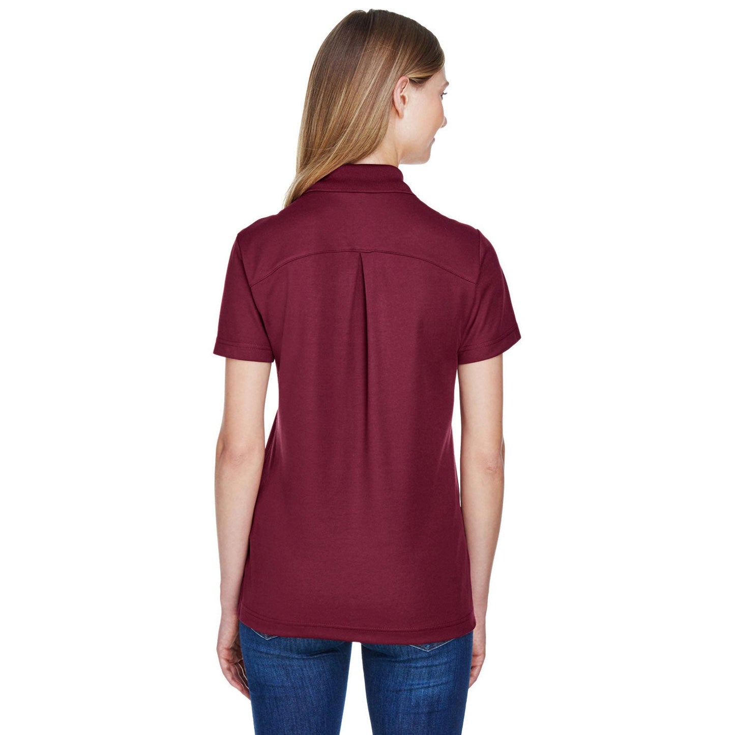Black Polo Shirt - Devon & Jones - Performance Fabric