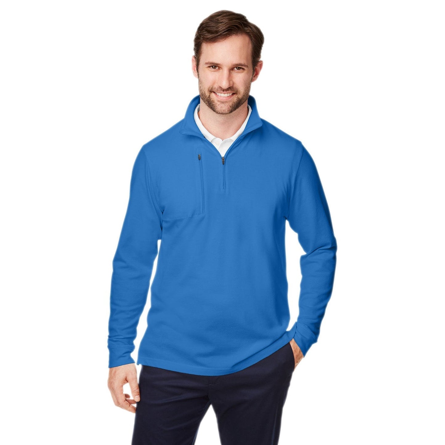 Black Sweatshirt - Devon & Jones - Moisture-Wicking