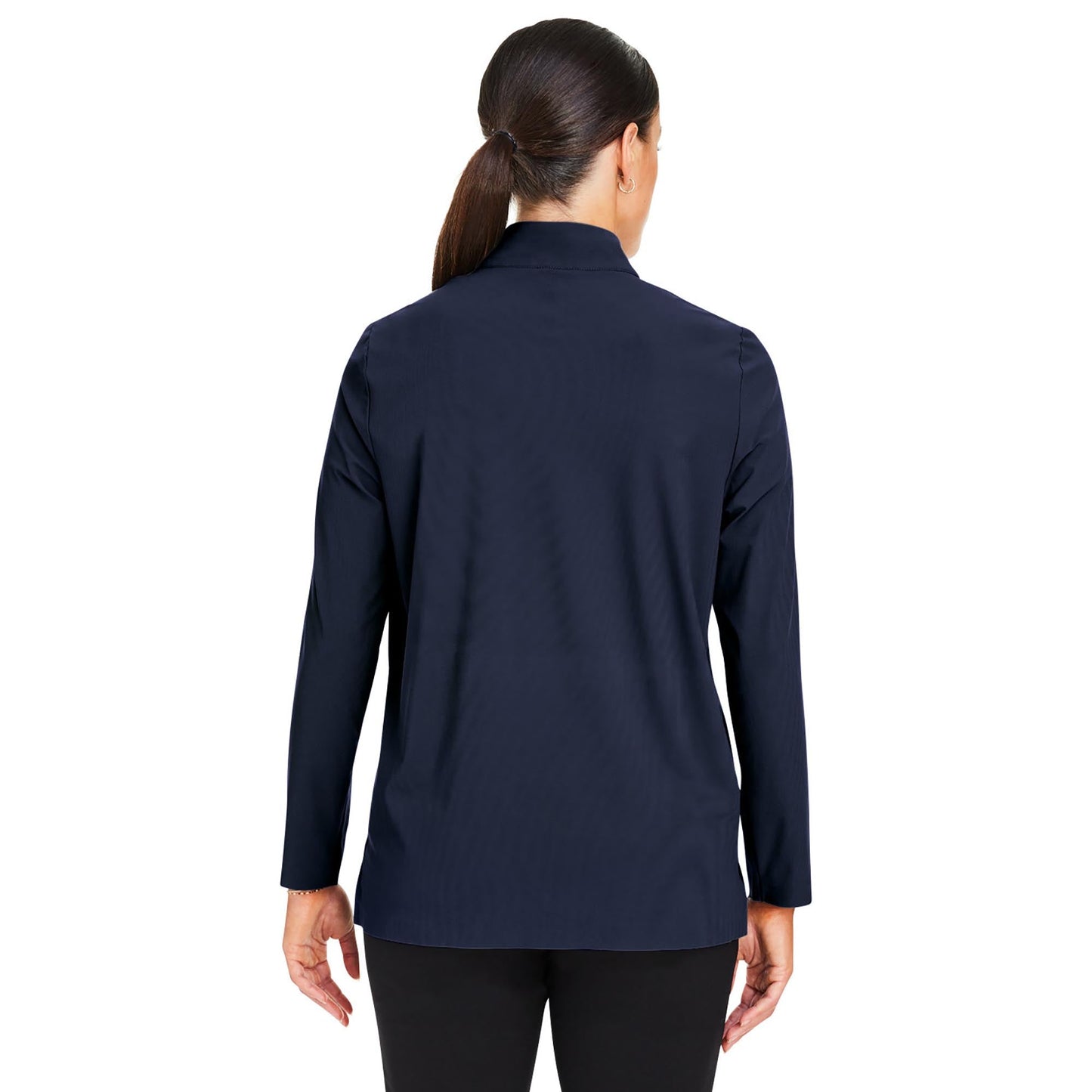 Black Jackets - Devon & Jones - Stylish Quarter-Zip - Performance