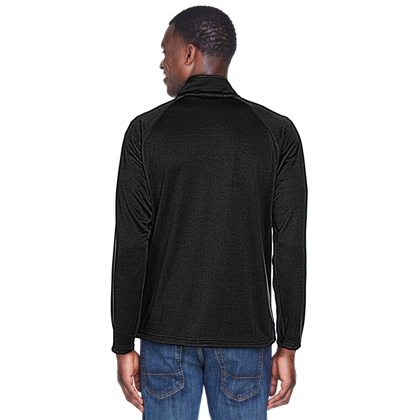 Black Sweatshirts - Devon & Jones - Stretch Tech-Shell