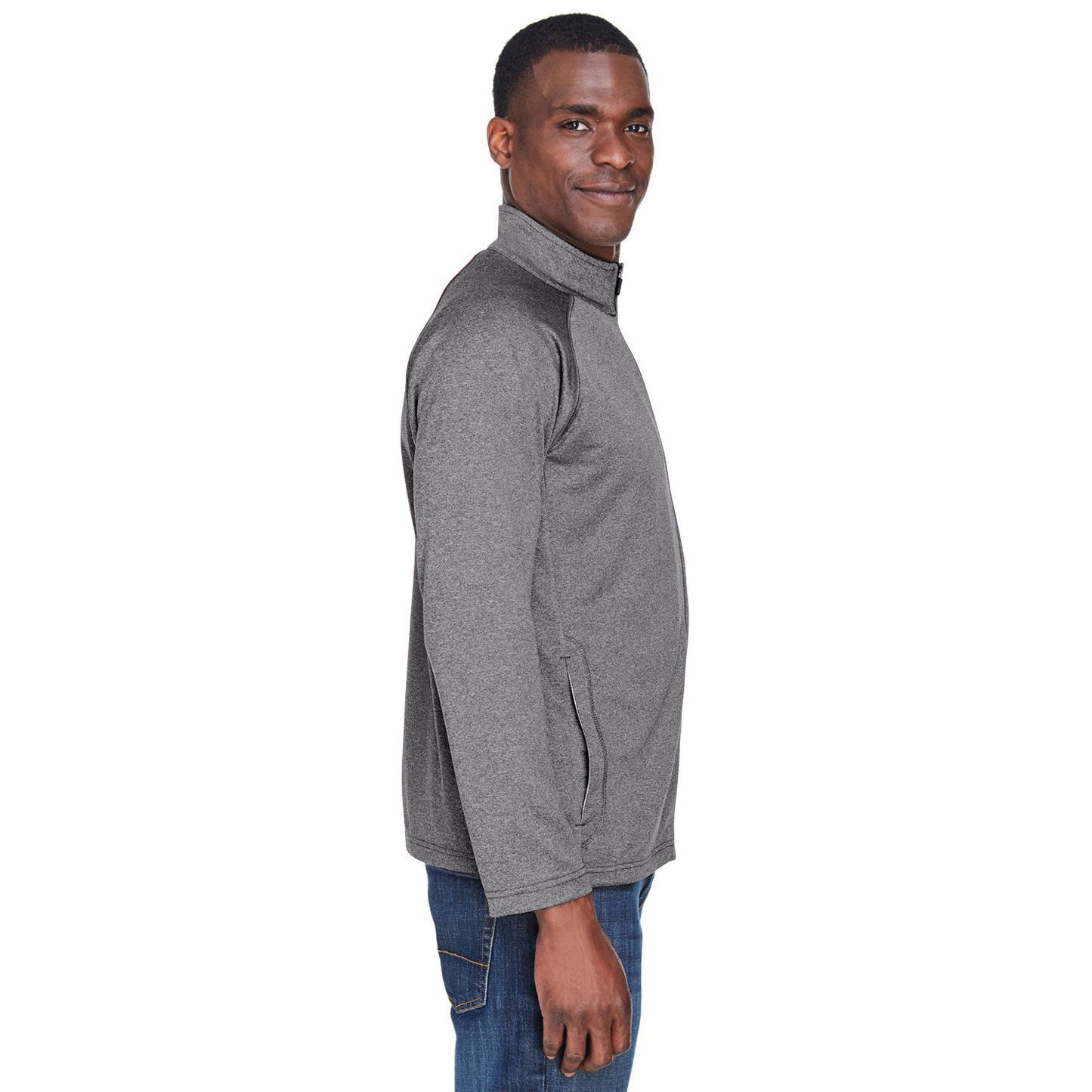 Black Sweatshirts - Devon & Jones - Stretch Tech-Shell