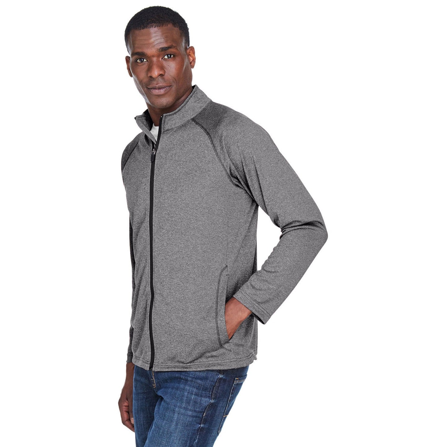 Black Sweatshirts - Devon & Jones - Stretch Tech-Shell