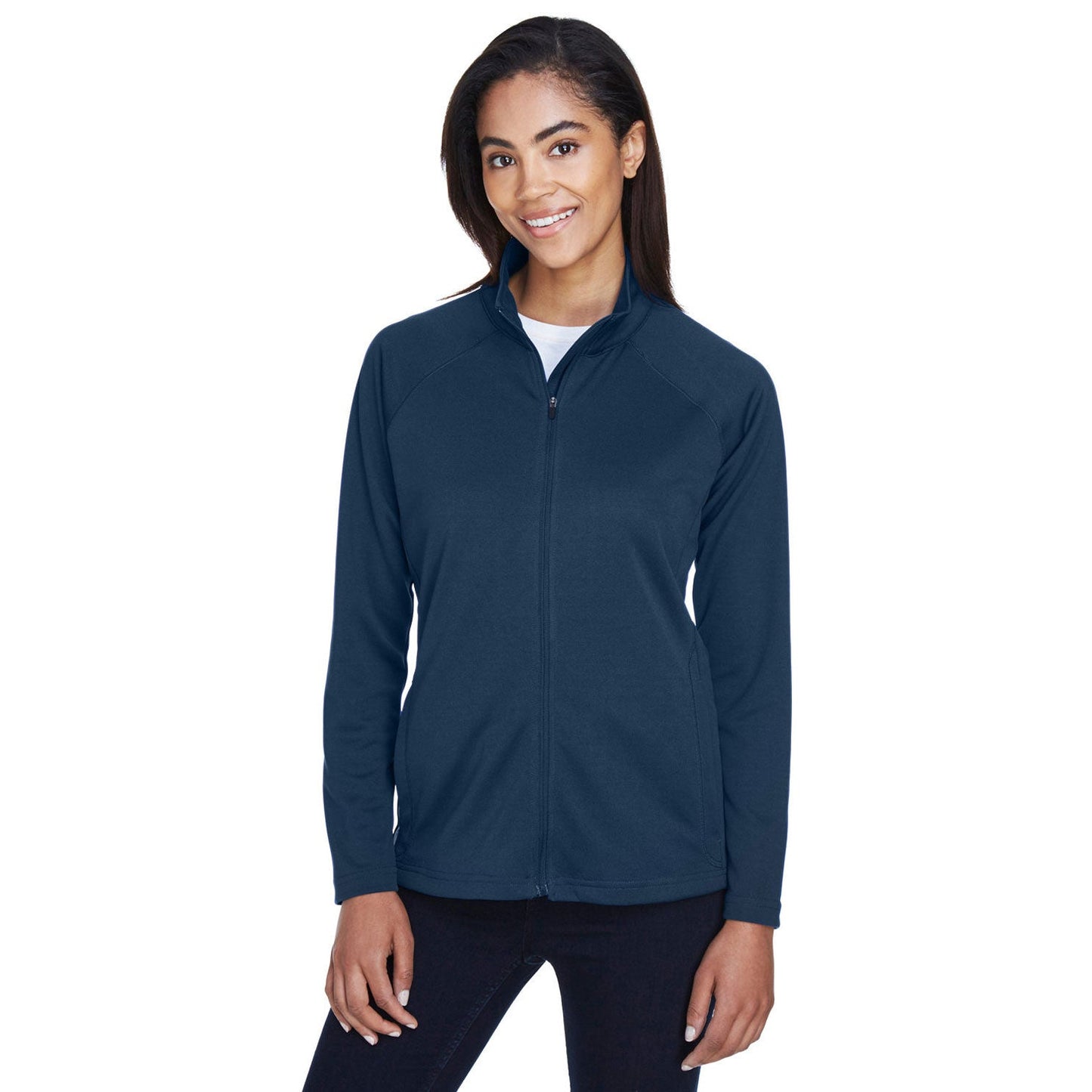 Black Sweatshirts - Devon & Jones - Stretch Tech-Shell