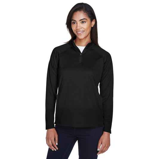 Black Sweatshirt - Devon & Jones - Stretch Tech-Shell