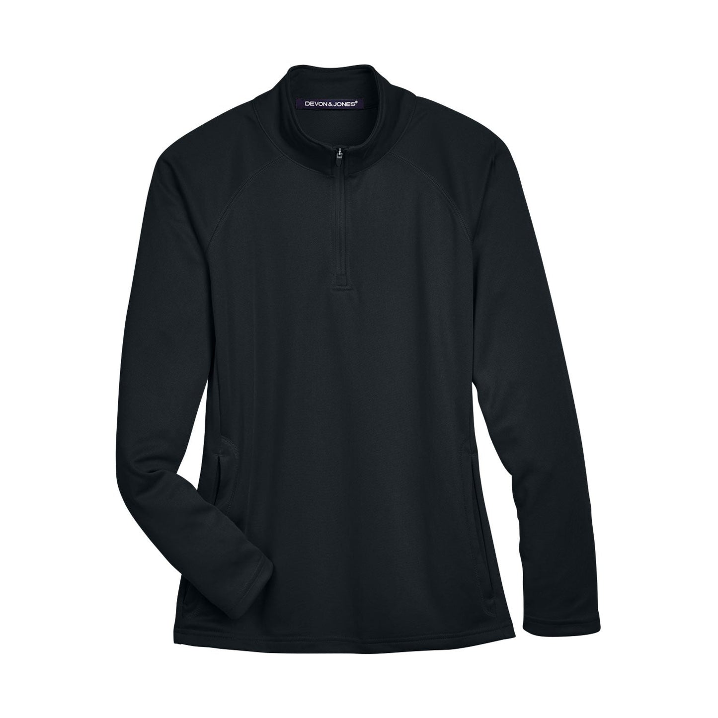 Black Sweatshirts - Devon & Jones - Stretch Tech-Shell