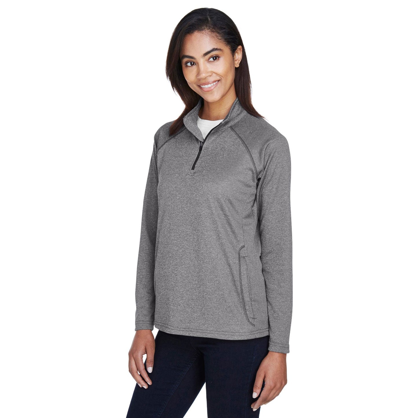 Black Sweatshirts - Devon & Jones - Stretch Tech-Shell