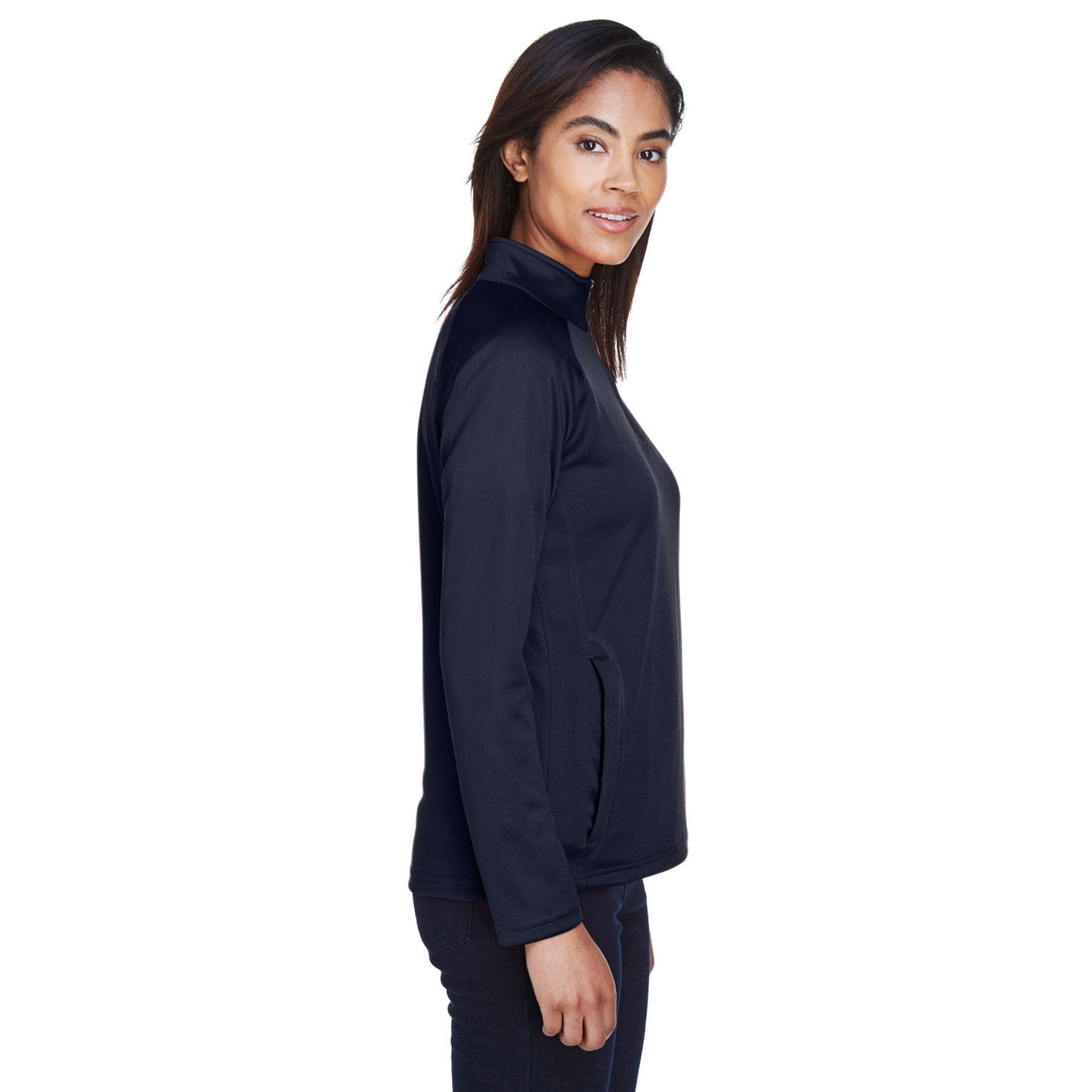 Black Sweatshirts - Devon & Jones - Stretch Tech-Shell