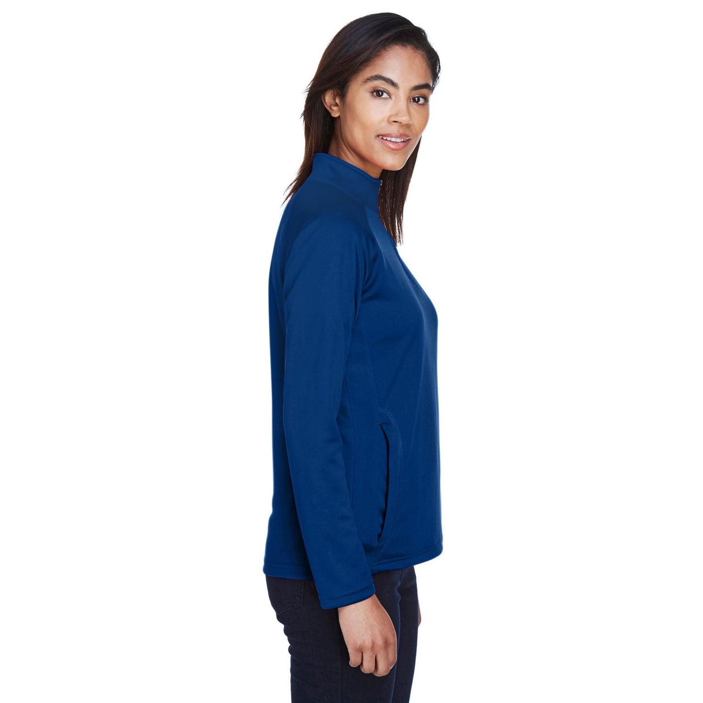 Black Sweatshirts - Devon & Jones - Stretch Tech-Shell
