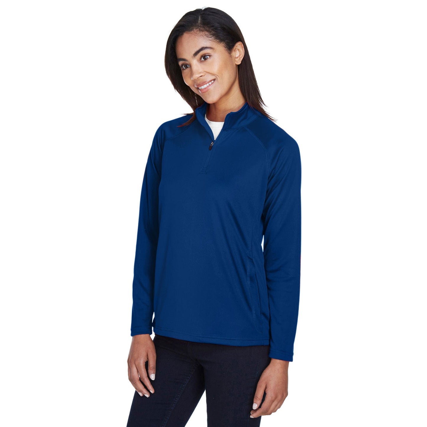 Black Sweatshirts - Devon & Jones - Stretch Tech-Shell