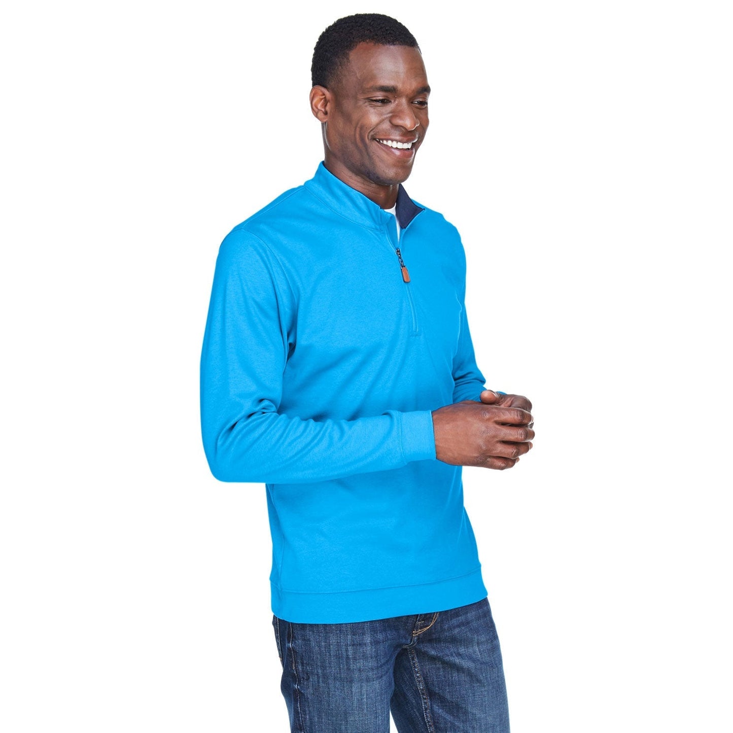 Black Sweatshirt - Devon & Jones - Moisture Wicking