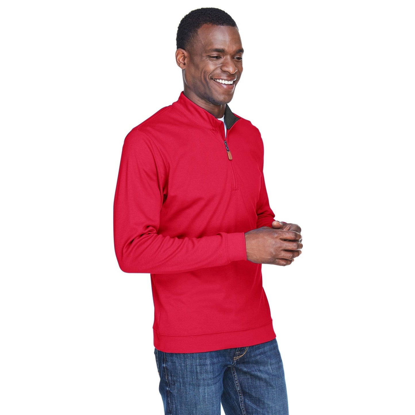 Black Sweatshirt - Devon & Jones - Moisture Wicking