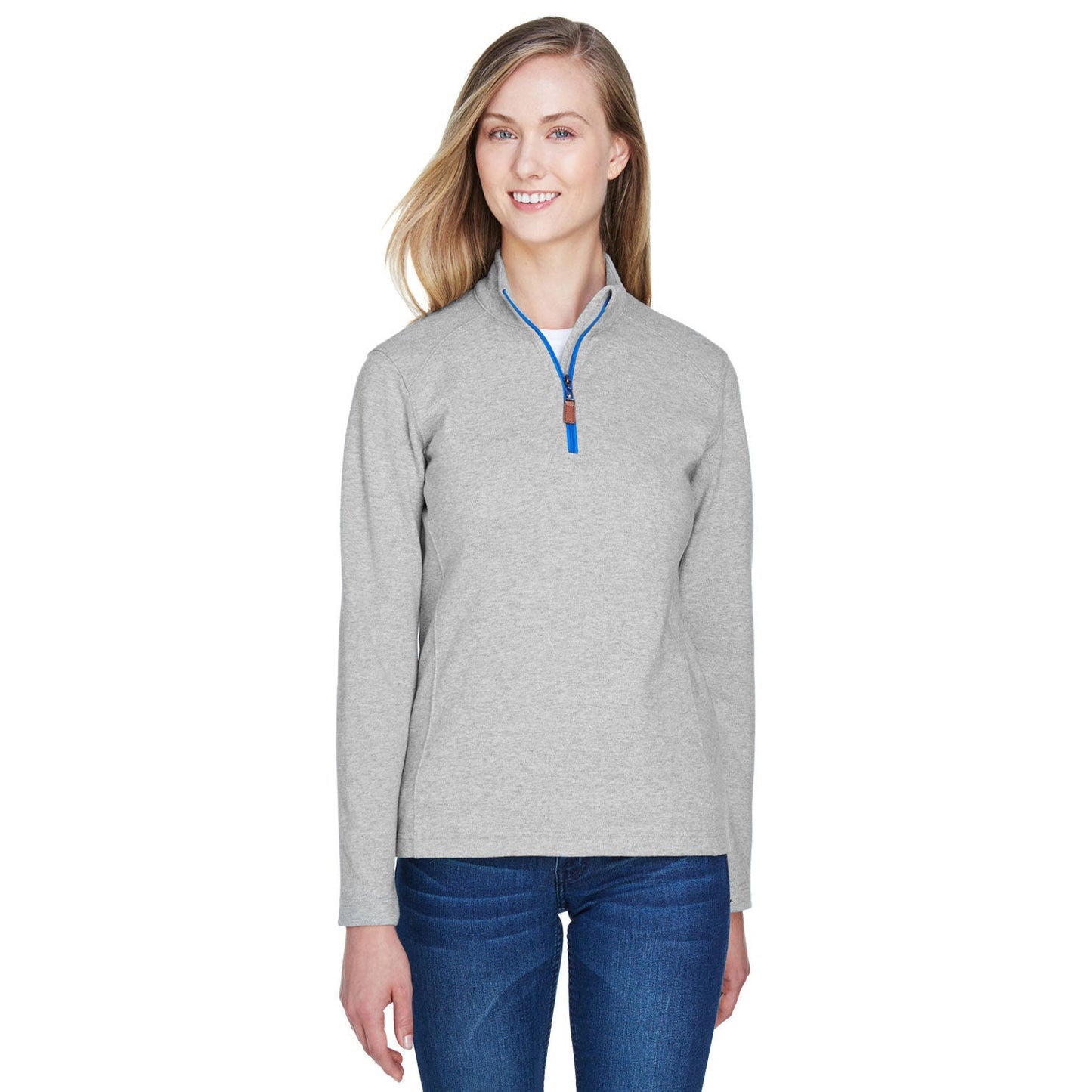 Black Heather Sweatshirt - Devon & Jones - Performance Fit