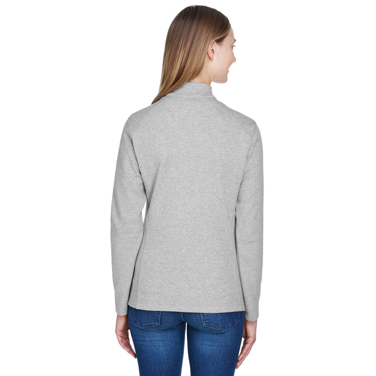 Black Heather Sweatshirt - Devon & Jones - Performance Fit