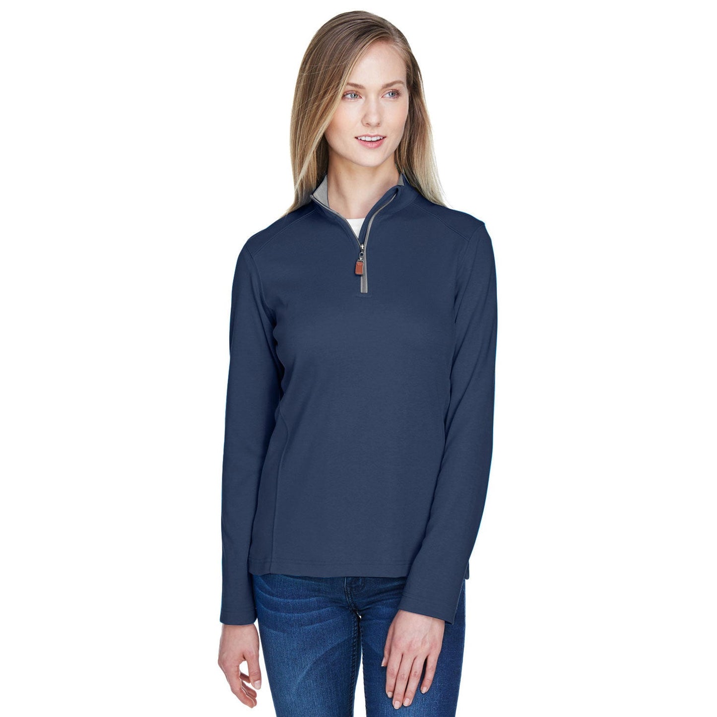 Black Heather Sweatshirt - Devon & Jones - Performance Fit