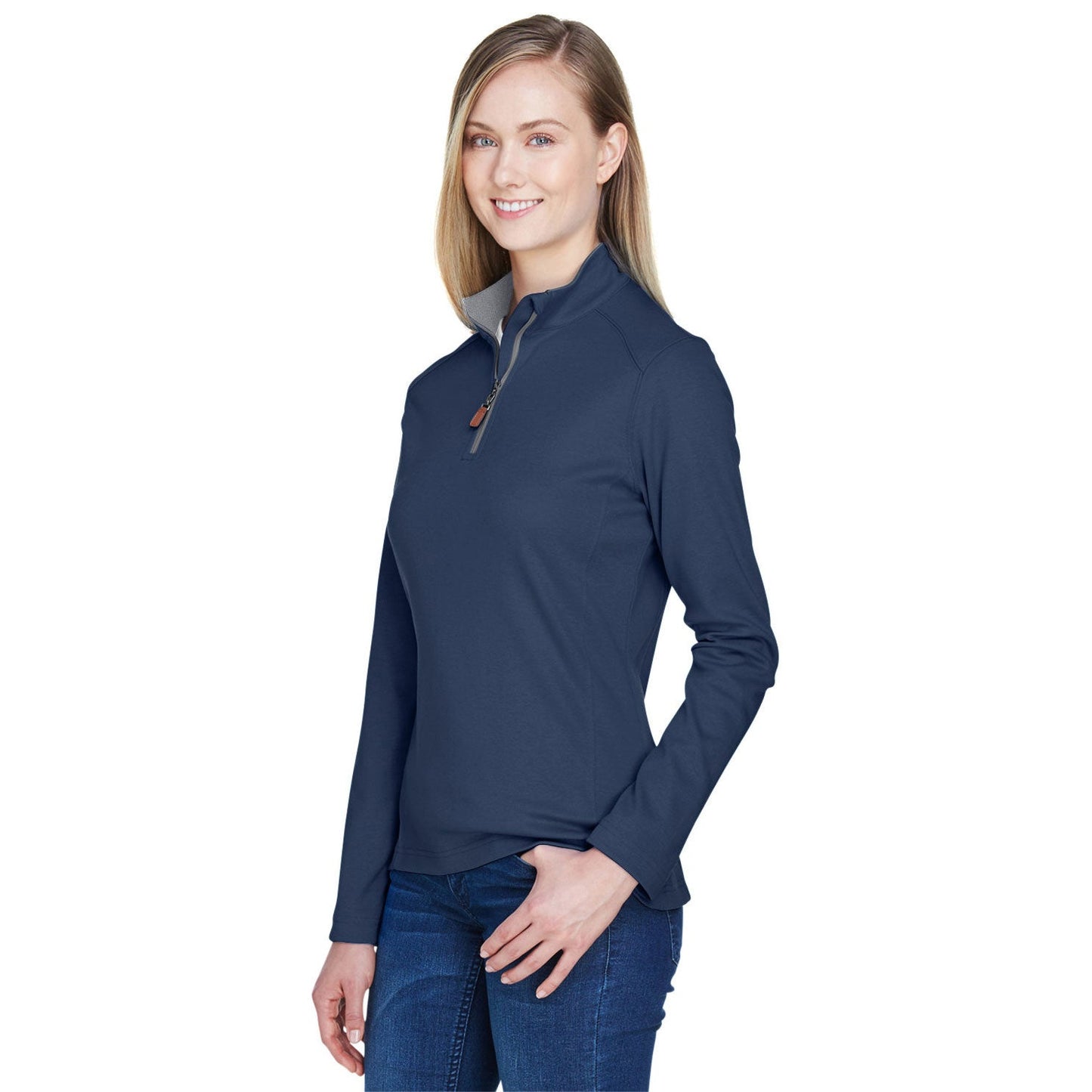 Black Heather Sweatshirt - Devon & Jones - Performance Fit