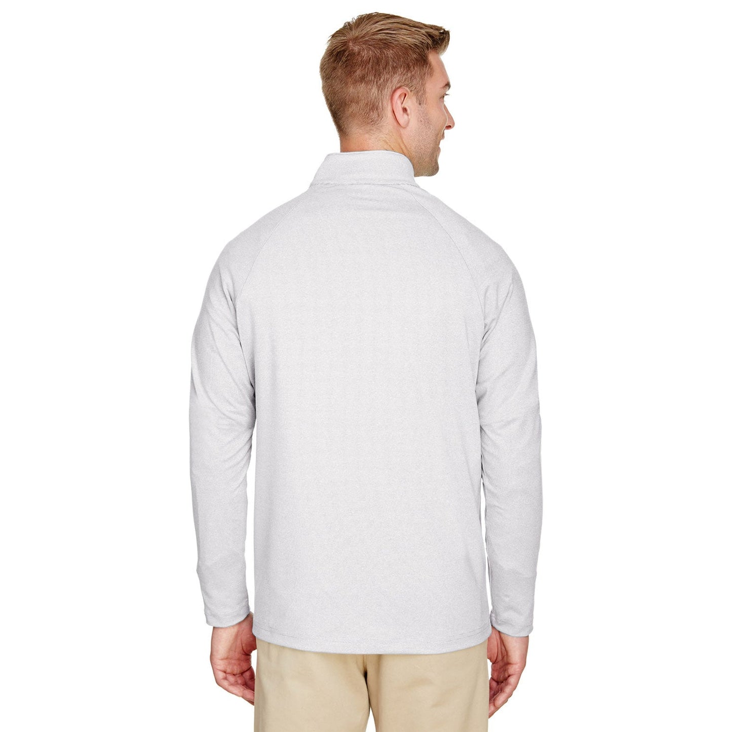 Black Sweatshirts - Devon & Jones - Micro-Stripe Zip
