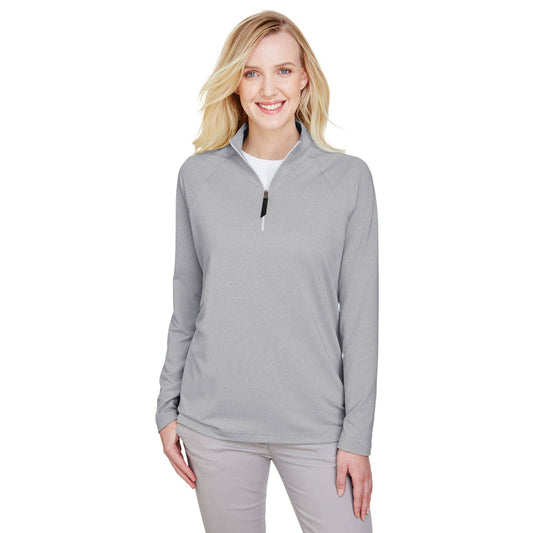 Black Sweatshirts - Devon & Jones - Performance Micro-Stripe