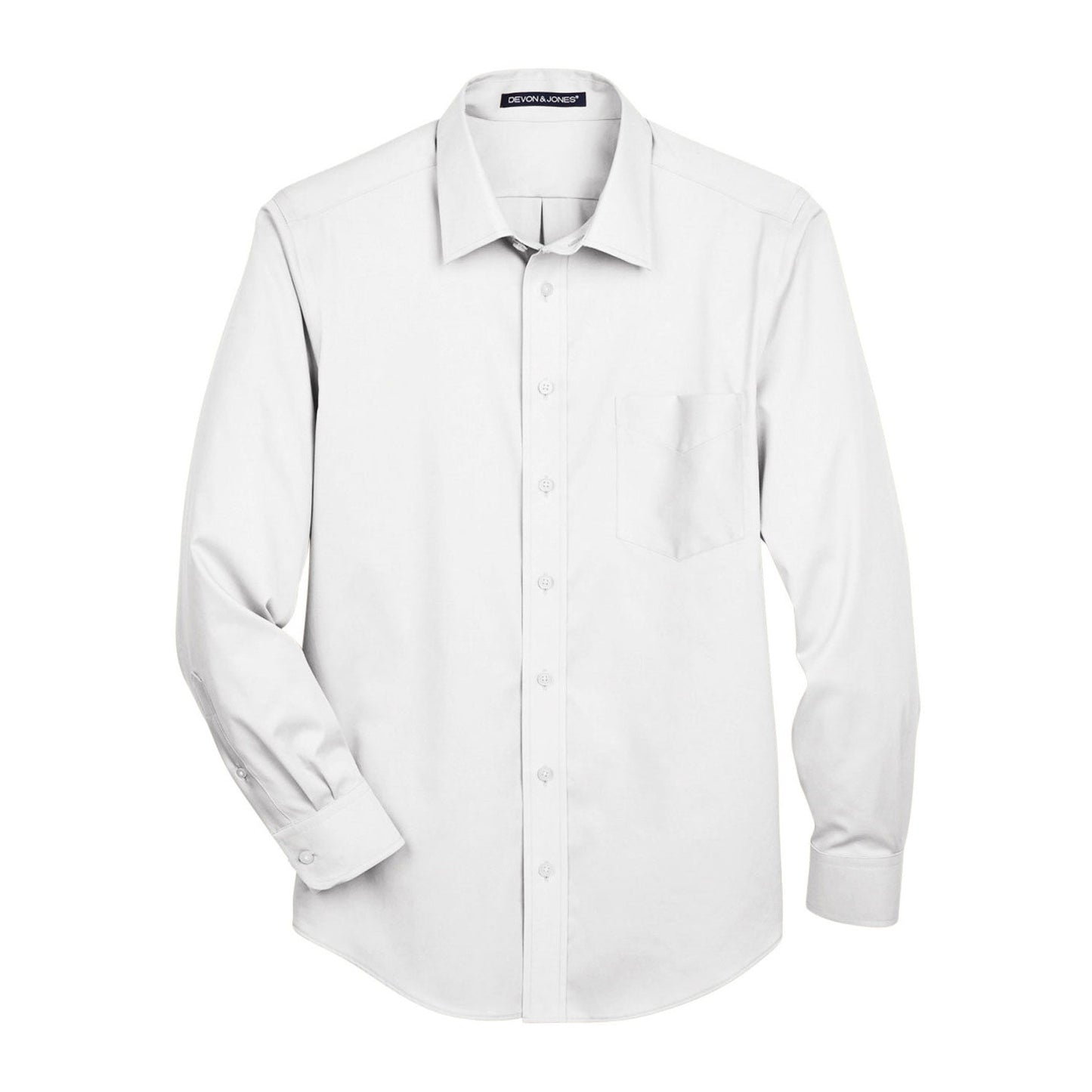 Black Button Up Shirts - Devon & Jones - Stretch Twill