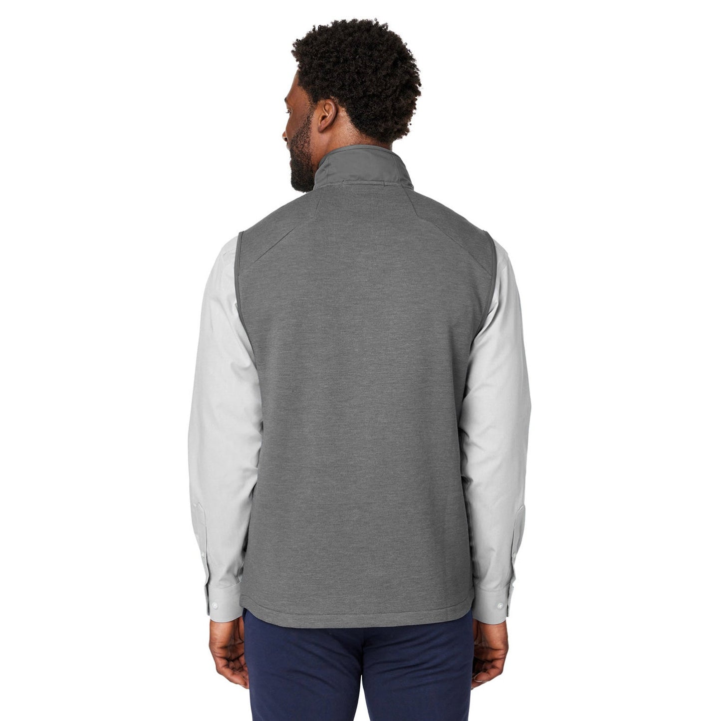 Black Melange Vest - Devon & Jones - Stylish Hybrid