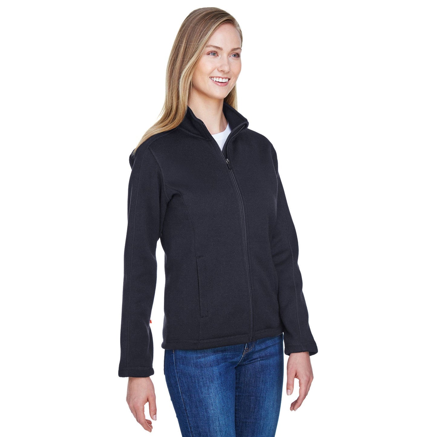 Black Jacket - Devon & Jones - Stylish Fleece Layer