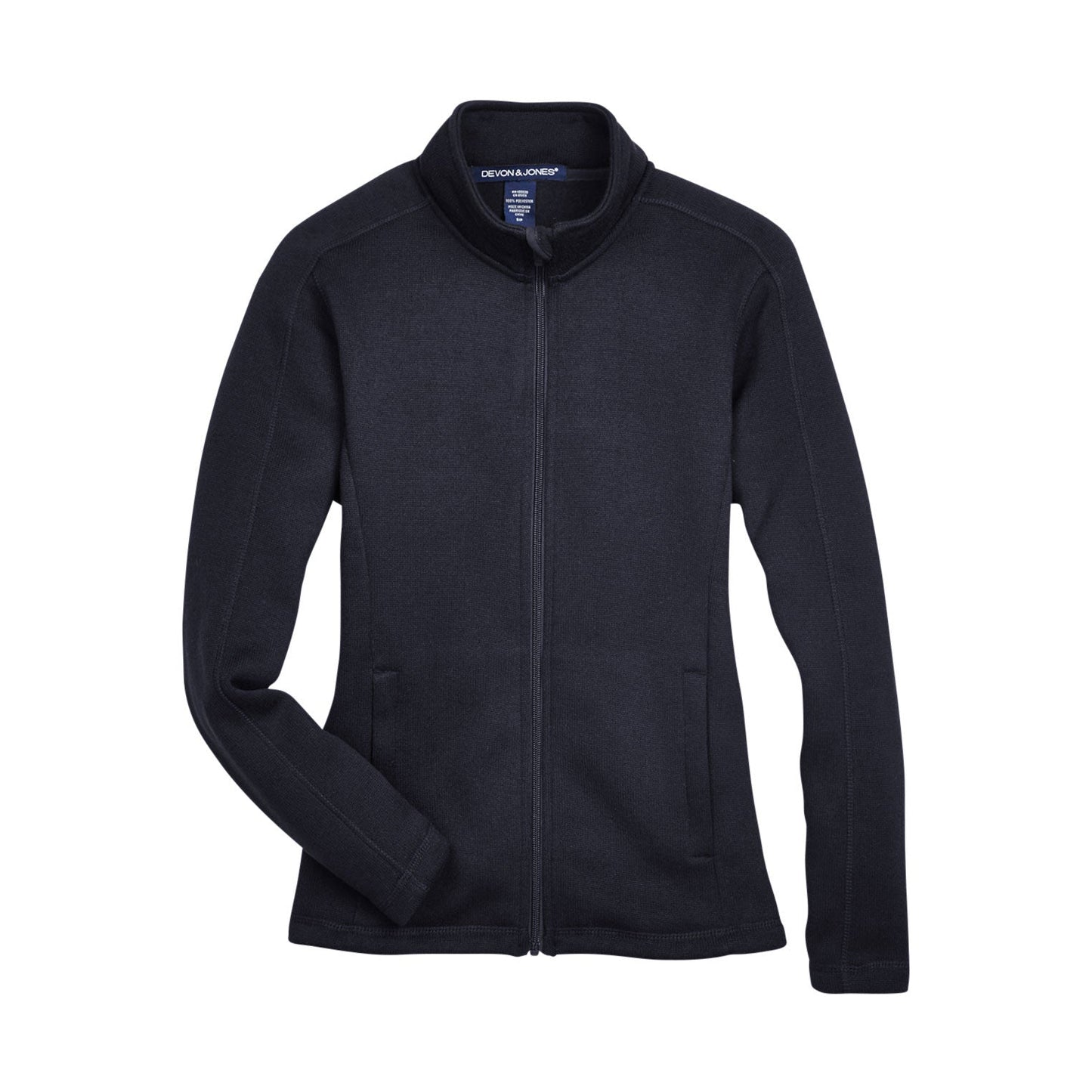 Black Jacket - Devon & Jones - Stylish Fleece Layer