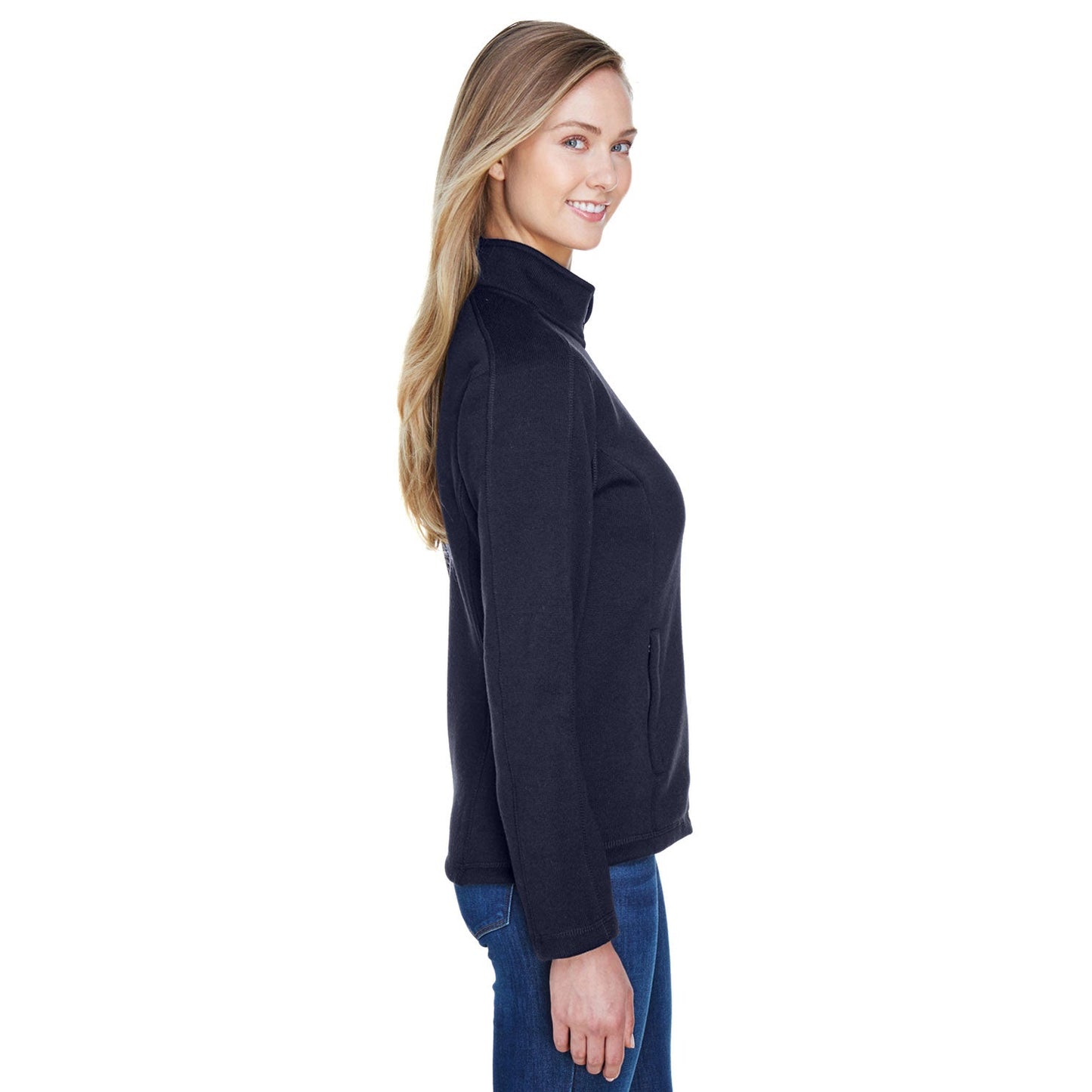 Black Jacket - Devon & Jones - Stylish Fleece Layer
