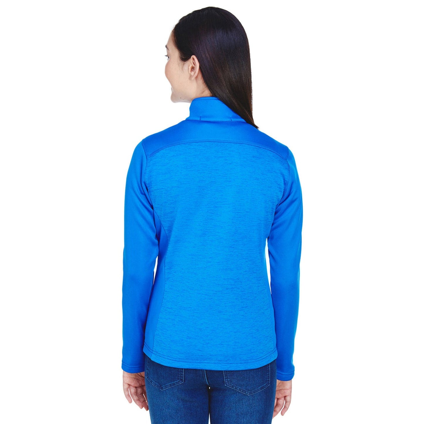 Black Heather Sweatshirt - Devon & Jones - Colorblock Fleece