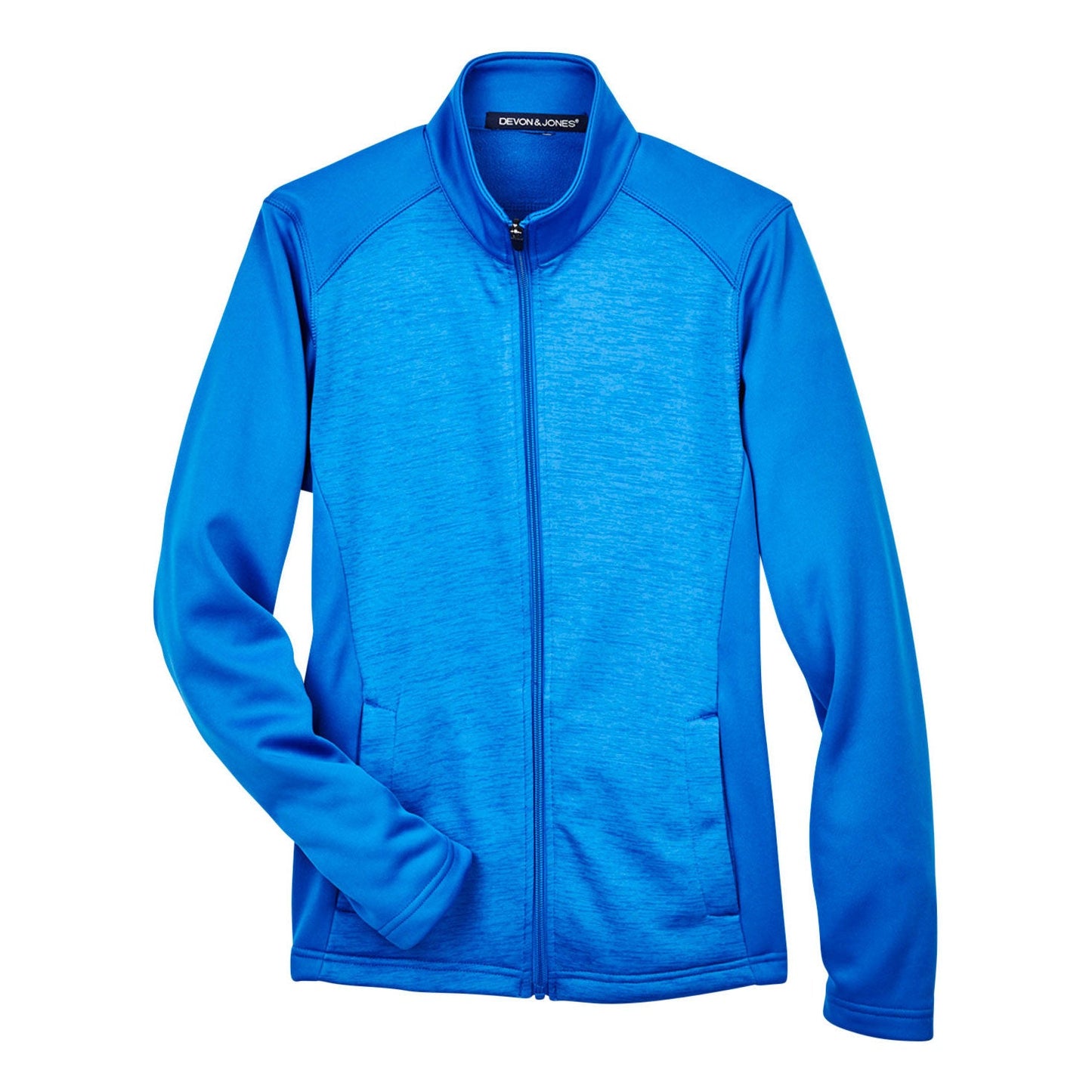 Black Heather Sweatshirt - Devon & Jones - Colorblock Fleece