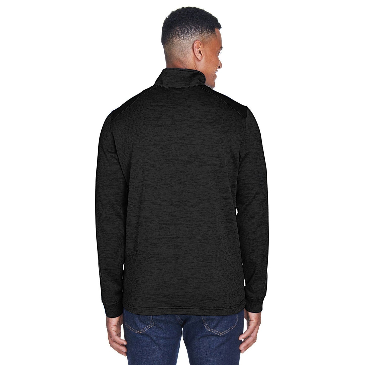 Black Heather Sweatshirt - Devon & Jones - Warm Fleece