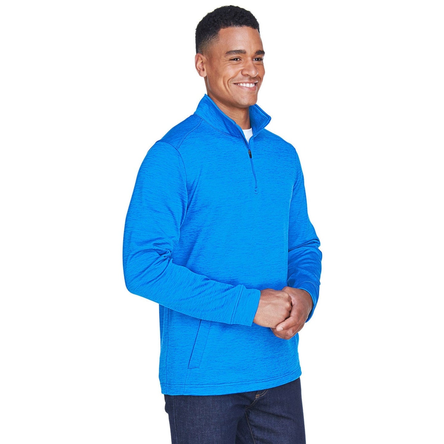 Black Heather Sweatshirt - Devon & Jones - Warm Fleece