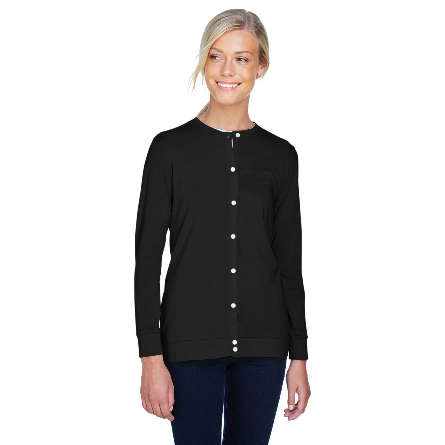 Black Cardigans - Devon & Jones - Stylish Fit Piece
